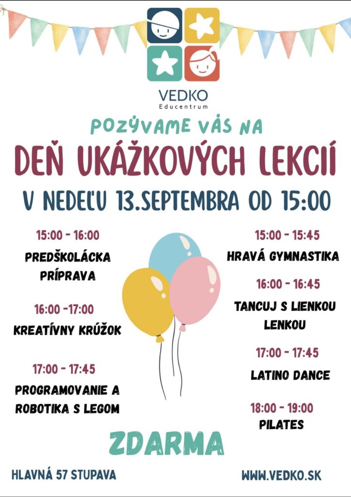 Deň ukážkových lekcií